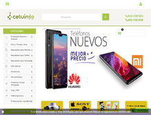 Tablet Screenshot of celuinfo.com